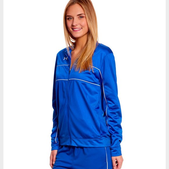 NWT Under Armour Team Rival Knit Warm-Up Jacket - Picture 2 of 6